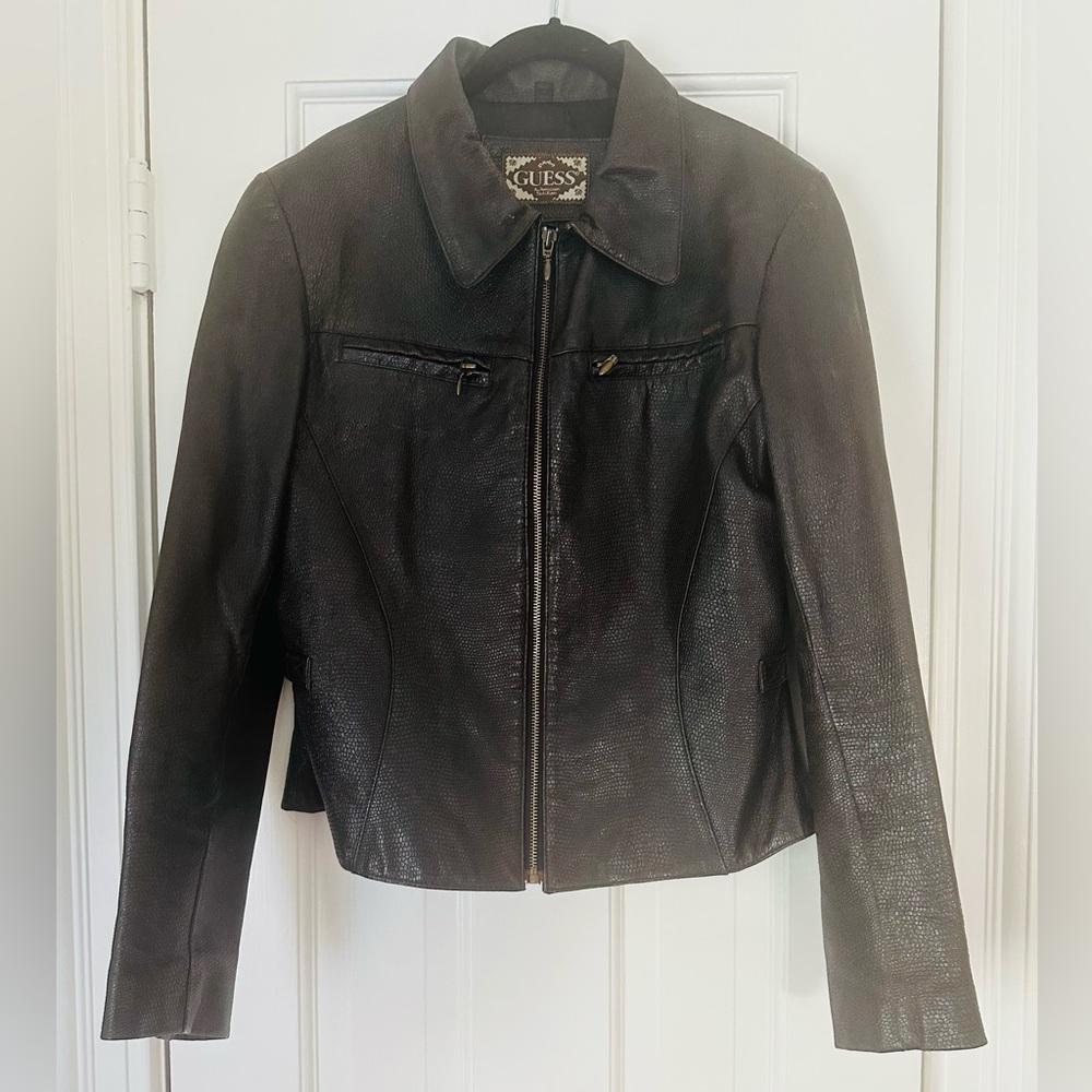 Guess Vintage Leather Jacket